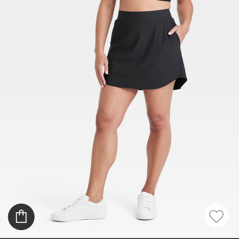 *SALE* All in Motion Black Athletic Mini Skort with Pockets XXL